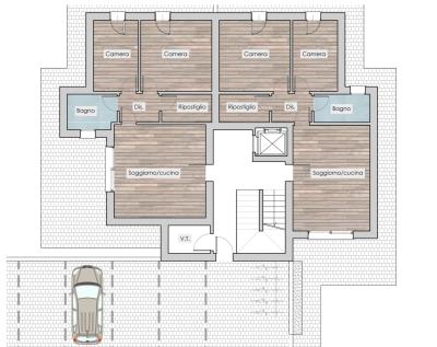 V0544 – Nuovi appartamenti in classe A4 a Caorle (Sansonessa) – Mini condominio di sole 7 unità - Immagine# 8